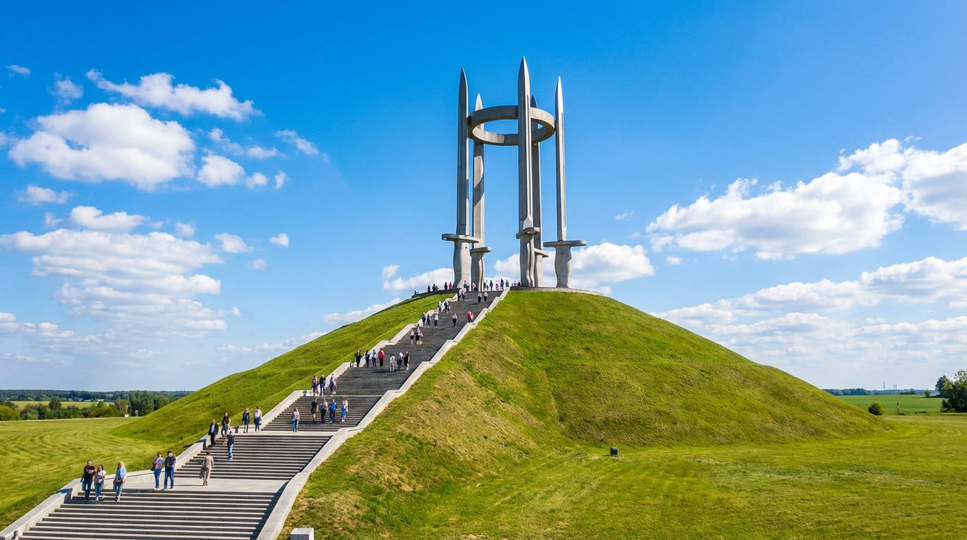 Курган Славы в солнечный день