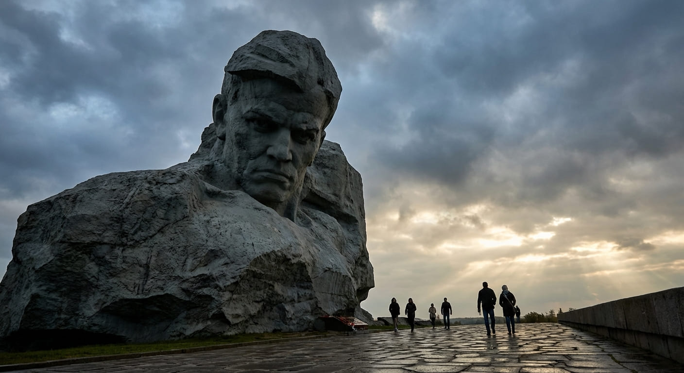 Монумент мужество в Брестской крепости